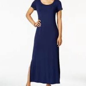 Style & Co. Classic Navy Maxi Dress
